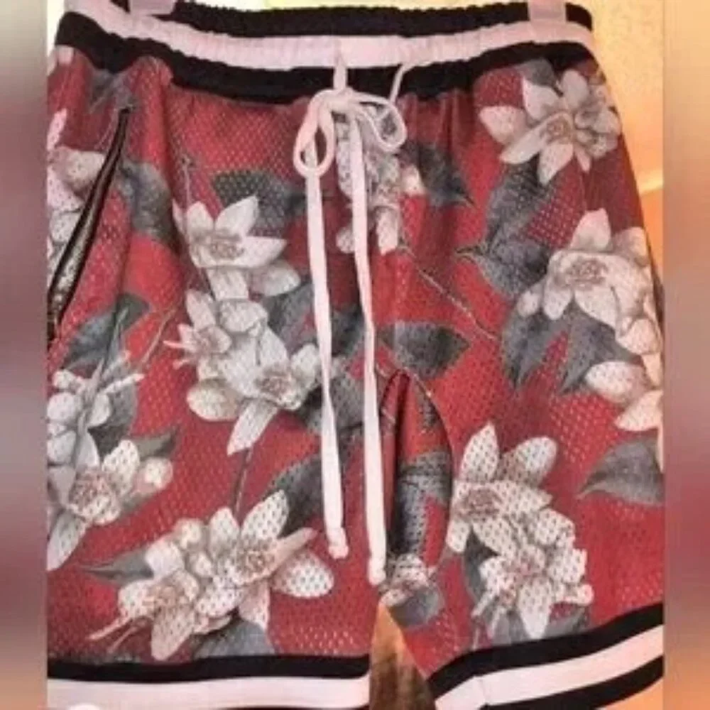NEW Crysp x Jordan (fog jungle style) drop crotch extra long drawstring floral!